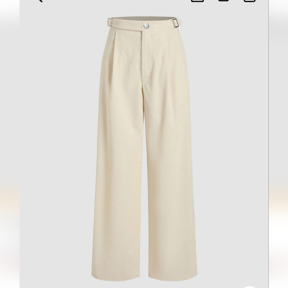 Wide leg trousers